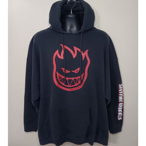 Vintage 90s Y2K Spitfire Wheels Skateboard 2XL Hoodie Skateboard Sweatshirt USA